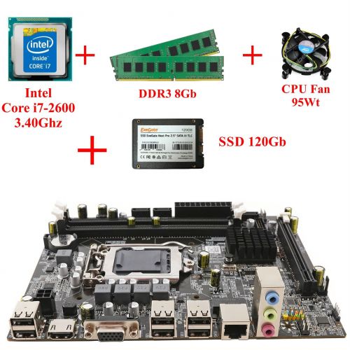 Комплект Intel Core i7-2600, сокет LGA1155