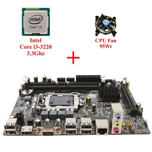 Комплект для сборки ПК Intel Core i3-3220 + Материнская плата 1155 сокет + Кулер