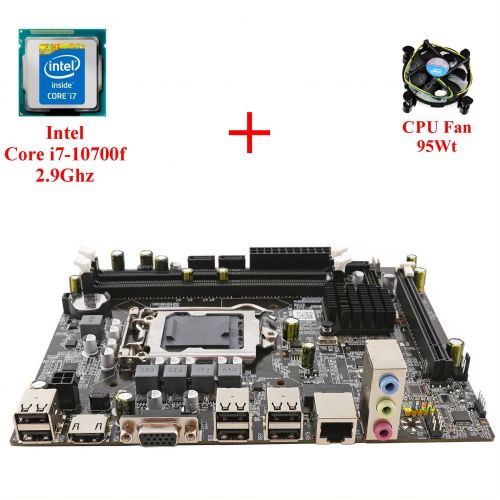 Комплект для сборки ПК Intel Core i7-10700f + Материнская плата 1200 сокет + Кулер