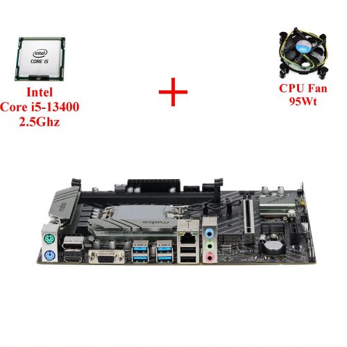 Комплект для сборки ПК Intel Core i5-13400 + Материнская плата 1700 сокет + Кулер